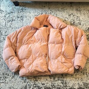 Women's Pink Puffer Jacket